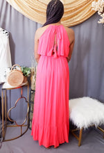 Load image into Gallery viewer, Ruffled Overlaid Maxi (Red)