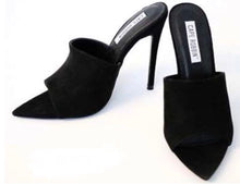 Load image into Gallery viewer, Black CeCe Mules